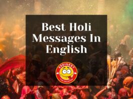 Best Holi Messages In English