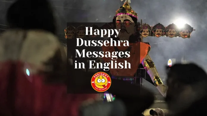 Happy Dussehra Messages in English